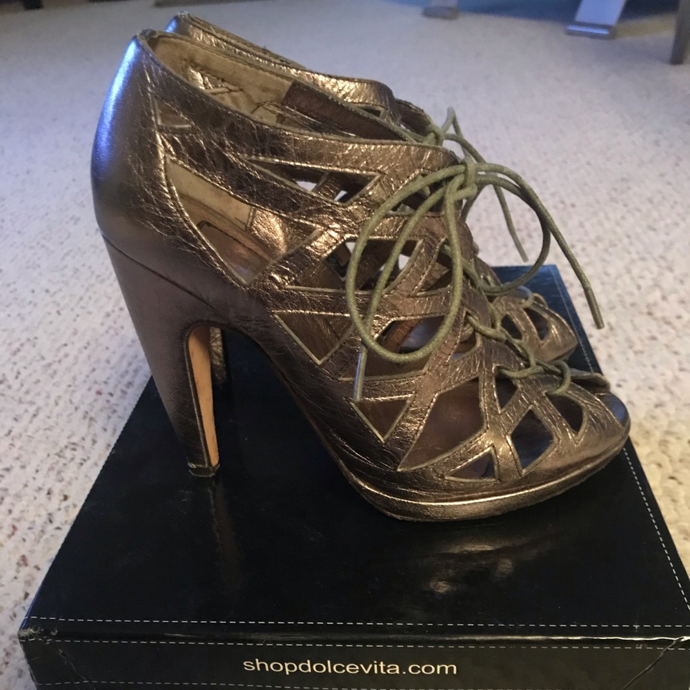 Dolce Vita open toe gladiator pumps